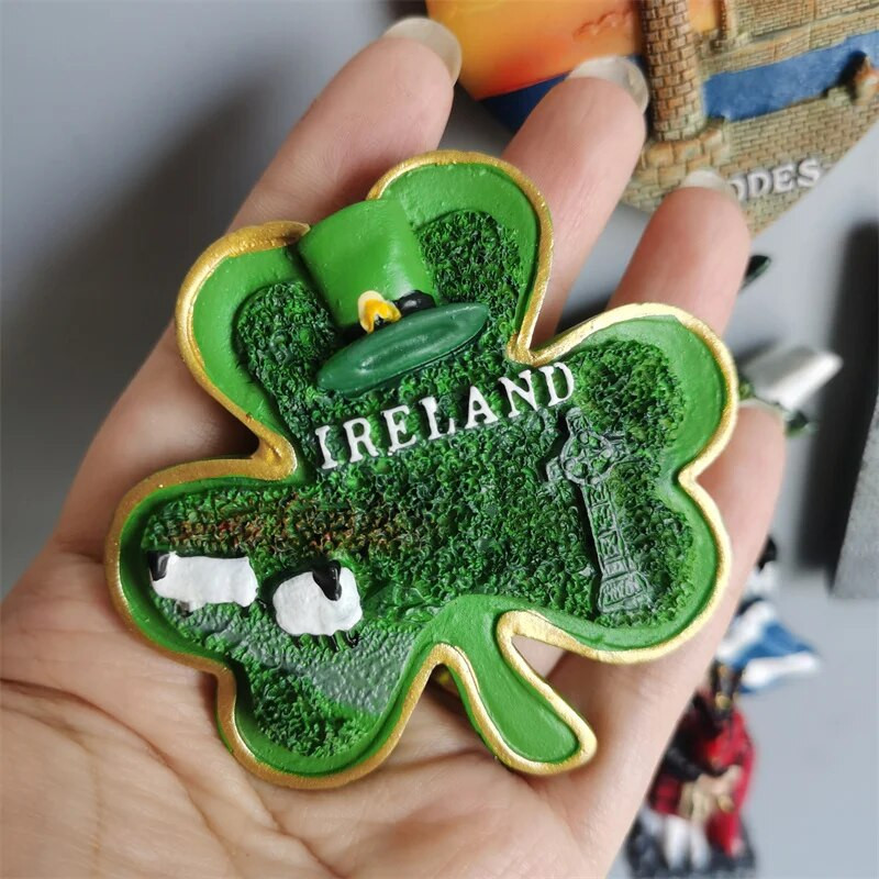 Külmkapimagnetite kleebis Portugal Šotimaa Amsterdam Rhoders Kreeka Iirimaa Leon HISPAANIA New Orleansi magnetkleebiste kollektsioon