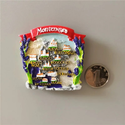 Balkans Μαυροβούνιο Μαγνήτες Ψυγείου Crna Gora Budva Τουρισμός Μνημείο Διακόσμηση Χειροτεχνία Μαγνητικό αυτοκόλλητο Δώρο Συλλογή διακόσμησης σπιτιού