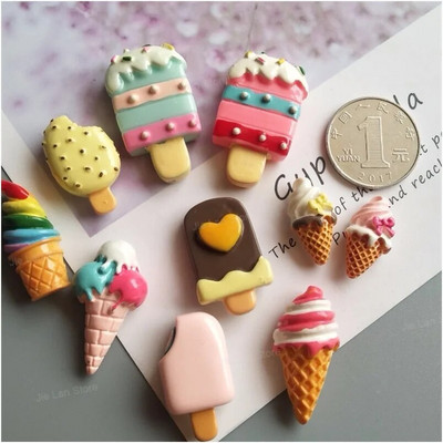 10 komada magneta za simulaciju hrane i zalogaja, magneta za hladnjak, praktične ukrasne magnetske paste, dodaci za nakit od smole