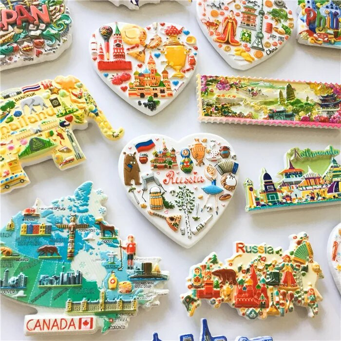 Vaatamisväärsused Külmkapimagnet Austraalia Kanada Austraalia Prantsusmaa Hongkong Wuhani magnetpandlaga käekingitus uus kodukaunistus