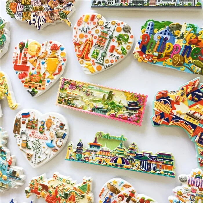 Vaatamisväärsused Külmkapimagnet Austraalia Kanada Austraalia Prantsusmaa Hongkong Wuhani magnetpandlaga käekingitus uus kodukaunistus