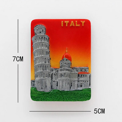 3D külmkapi magnetiga magnetkülmik Rooma Colosseum Dubai Slovakkia Iisrael Dubai Itaalia turismi suveniiride kodukaunistamise kleebis