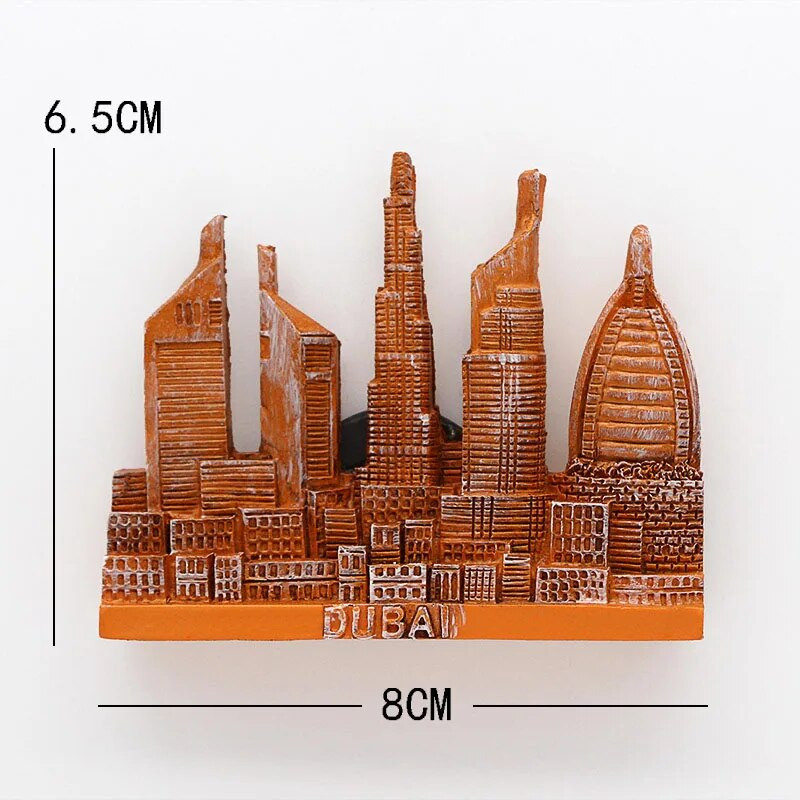 3D külmkapi magnetiga magnetkülmik Rooma Colosseum Dubai Slovakkia Iisrael Dubai Itaalia turismi suveniiride kodukaunistamise kleebis