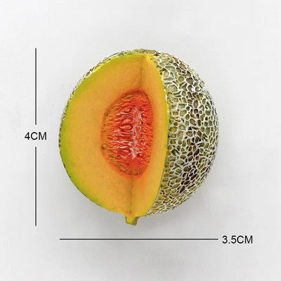 Frigider bionic cu fructe cu magneți de frigider 3D ananas bambus avocado papaya căpșuni durian cireș carambolă decor acasă