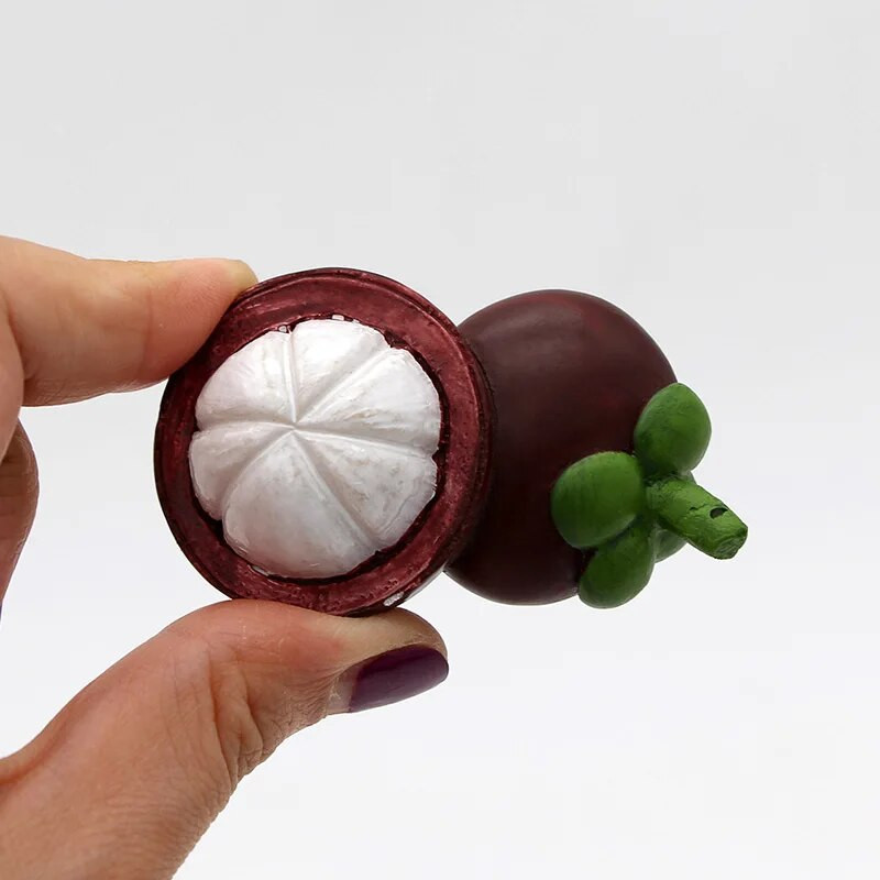 Frigider bionic cu fructe cu magneți de frigider 3D ananas bambus avocado papaya căpșuni durian cireș carambolă decor acasă