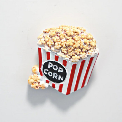 Raudoni maisto šaldytuvo magnetai Arbatinukas Crossaint Milk Pomidorų Šaldytuvas Magnetiniai lipdukai Namų puošmenos Kūrybiška virtuvės dovana