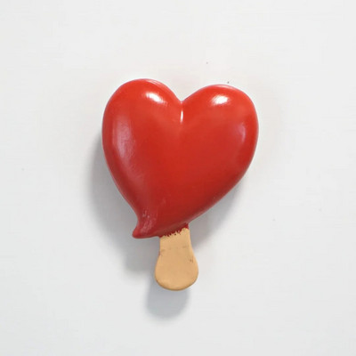 Raudoni maisto šaldytuvo magnetai Arbatinukas Crossaint Milk Pomidorų Šaldytuvas Magnetiniai lipdukai Namų puošmenos Kūrybiška virtuvės dovana