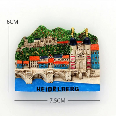 magneți pentru frigider Franța Paris Elveția Turcia suvenir turistic 3D pastă magnetică pentru frigider Colecție Cadouri decor camera
