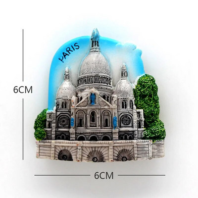magneți pentru frigider Franța Paris Elveția Turcia suvenir turistic 3D pastă magnetică pentru frigider Colecție Cadouri decor camera