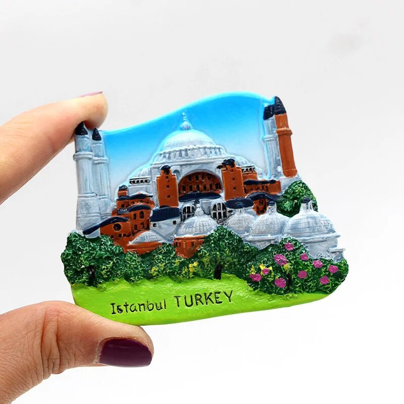 külmkapimagnetid Prantsusmaa Pariis Šveits Türgi turistide suveniir 3D magnetiline külmkapi pasta Kollektsioon Kingitused toakaunistus