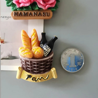 Bionic Food Fridge Magnets 3d Simulation Food Cute Refrigerator Magnetic Stickers for Photo Magnetic Sticker Διακόσμηση κουζίνας