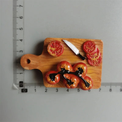 Bionic Food Fridge Magnets 3d Simulation Food Cute Refrigerator Magnetic Stickers for Photo Magnetic Sticker Διακόσμηση κουζίνας