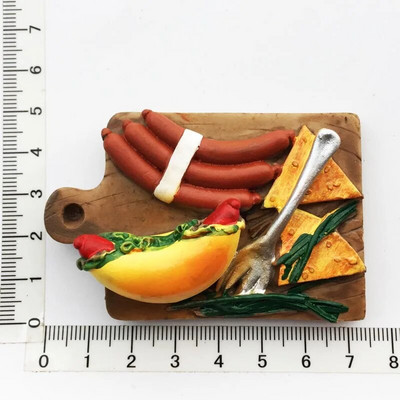 Bionic Food Fridge Magnets 3d Simulation Food Cute Refrigerator Magnetic Stickers for Photo Magnetic Sticker Διακόσμηση κουζίνας