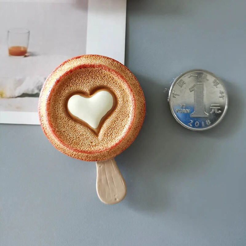 Bionic Food Fridge Magnets 3d Simulation Food Cute Refrigerator Magnetic Stickers for Photo Magnetic Sticker Διακόσμηση κουζίνας