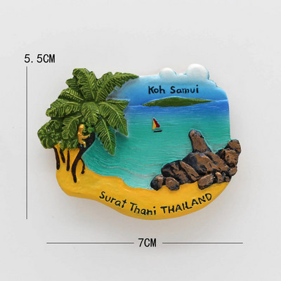 Magnet turistic Thailanda magneți 3d pentru frigider Italia magneți pentru frigider Paris Austria Singapore Franța frumos România cadou decor acasă