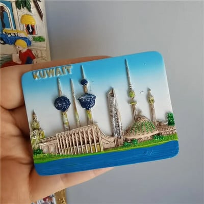 Magneti pentru frigider Monaco Croația Suedia Nepal Germania Franța Spania Kuweit World Tourist Suvenir Collection autocolante pentru frigider