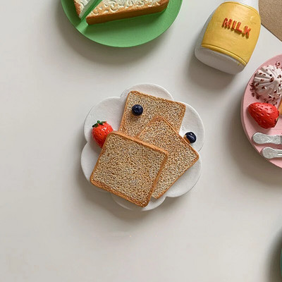 Hrana Magnet za hladnjak Ručno oslikana poslijepodnevna čajna desertna torta 3D magneti za hladnjak Suveniri Magnetske naljepnice za hladnjak Poklon