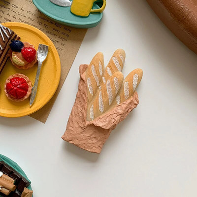 Hrana Magnet za hladnjak Ručno oslikana poslijepodnevna čajna desertna torta 3D magneti za hladnjak Suveniri Magnetske naljepnice za hladnjak Poklon