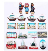 Lähis-Ida Saudi Araabia Külmkapimagnet Bahrein Dammam Madinah Makkah Buraydah Turismikaunistus Vaigu külmkapi kleebis