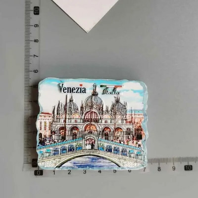 Milano külmkapimagnetid Itaalia maamärk Turismimemoriaal Dekoratiivne käsitöö Kilpkonnad Bussirattamagnet Külmkapimagnetid Kodukaunistus