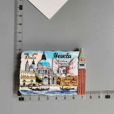 Milano külmkapimagnetid Itaalia maamärk Turismimemoriaal Dekoratiivne käsitöö Kilpkonnad Bussirattamagnet Külmkapimagnetid Kodukaunistus