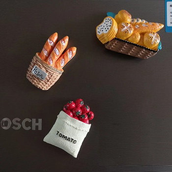3D творческа симулация храна сладка паста за хладилник магнитна паста снимка магнитни магнити за хладилник декорация на стая колекция подарък
