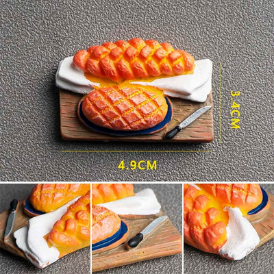 3D loominguline simulatsioon toit armas külmkapp pasta magnetpasta foto magnetiline külmkapimagnetid toakaunistuse kollektsiooni kingitus