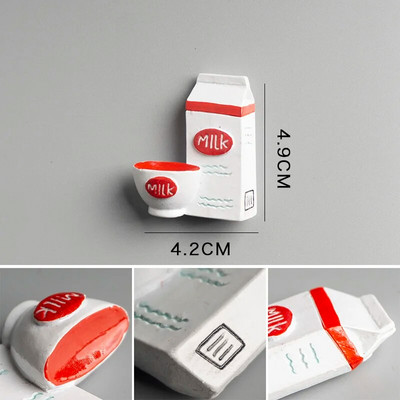 3D loominguline simulatsioon toit armas külmkapp pasta magnetpasta foto magnetiline külmkapimagnetid toakaunistuse kollektsiooni kingitus