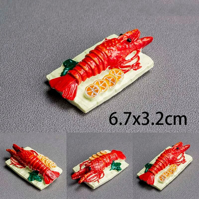 3D loominguline simulatsioon toit armas külmkapp pasta magnetpasta foto magnetiline külmkapimagnetid toakaunistuse kollektsiooni kingitus