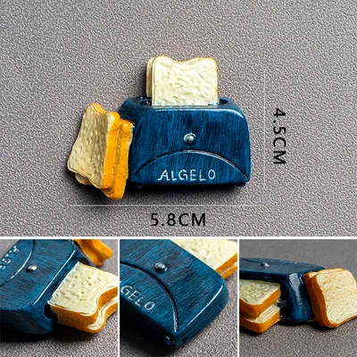 3D loominguline simulatsioon toit armas külmkapp pasta magnetpasta foto magnetiline külmkapimagnetid toakaunistuse kollektsiooni kingitus