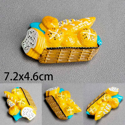 3D loominguline simulatsioon toit armas külmkapp pasta magnetpasta foto magnetiline külmkapimagnetid toakaunistuse kollektsiooni kingitus