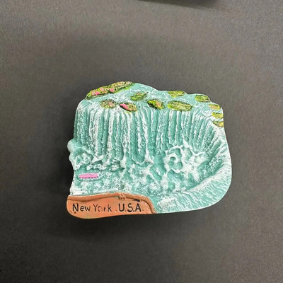 Kreativni ukras s magnetom za hladnjak SAD Washington Njemačka dvorac Neuschwanstein Francuska Italija Sirija Suvenir s magnetom za sat s kukavicom