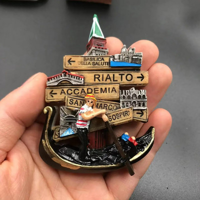 Kreativni ukras s magnetom za hladnjak SAD Washington Njemačka dvorac Neuschwanstein Francuska Italija Sirija Suvenir s magnetom za sat s kukavicom