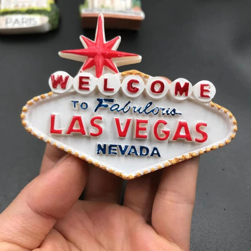 Kreativni ukras s magnetom za hladnjak SAD Washington Njemačka dvorac Neuschwanstein Francuska Italija Sirija Suvenir s magnetom za sat s kukavicom