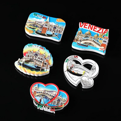 Word Travel VENEZIA Hűtőmágnes matrica mágnesek hűtőszekrényekhez Otthoni dekoráció Üzenet Hűtőmágnesek matrica Emléktárgy Ajándék