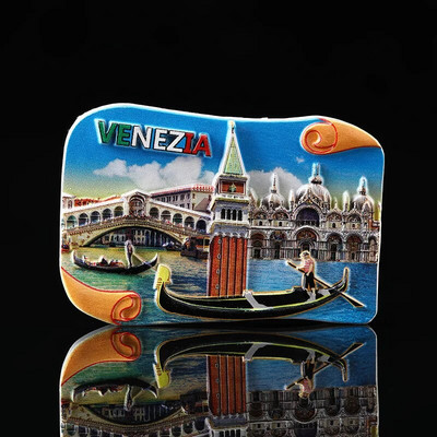 Word Travel VENEZIA külmkapimagnetiga kleebismagnetid külmikute jaoks kodukaunistuse sõnum Külmkapimagnetid kleebis, suveniir kingitus