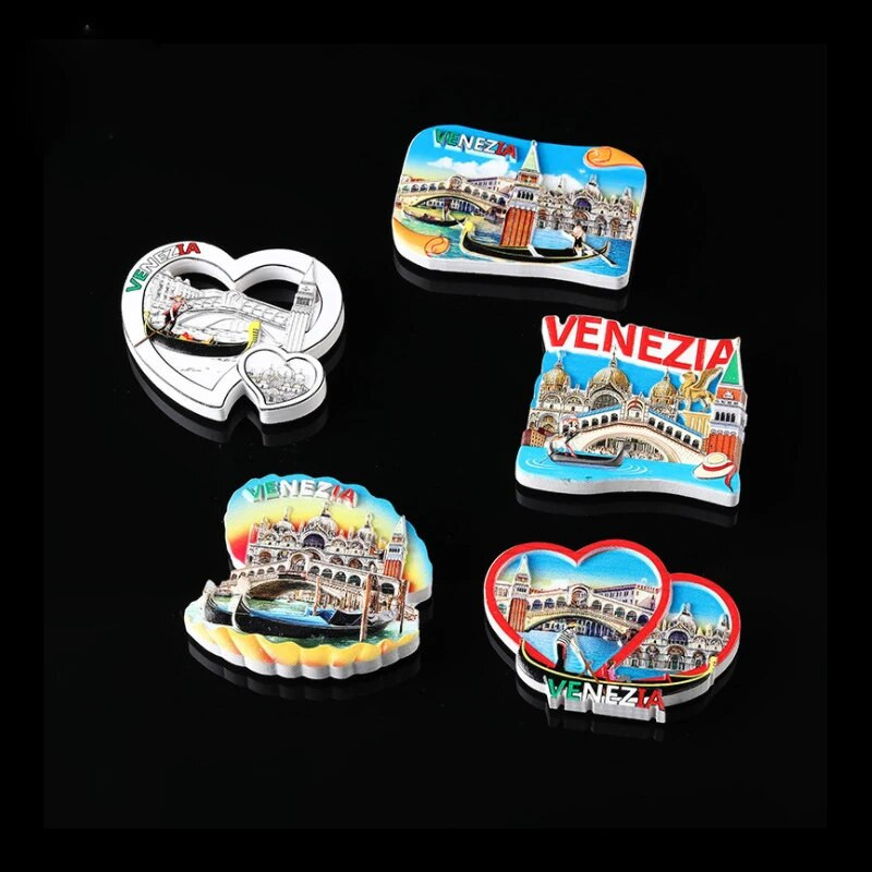 Word Travel VENEZIA külmkapimagnetiga kleebismagnetid külmikute jaoks kodukaunistuse sõnum Külmkapimagnetid kleebis, suveniir kingitus
