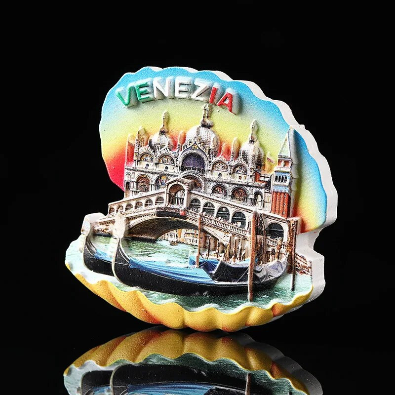 Word Travel VENEZIA külmkapimagnetiga kleebismagnetid külmikute jaoks kodukaunistuse sõnum Külmkapimagnetid kleebis, suveniir kingitus