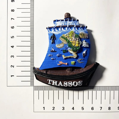 Grčka Turizam Magnet za hladnjak Naljepnice za žabu Atena Santorini Pilio Hellas Leptokaria Putovanja Naljepnice za hladnjak Uređenje doma