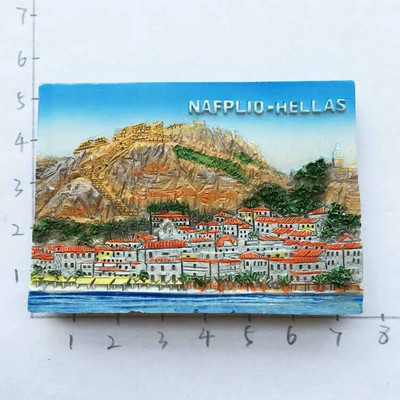 Grčka Turizam Magnet za hladnjak Naljepnice za žabu Atena Santorini Pilio Hellas Leptokaria Putovanja Naljepnice za hladnjak Uređenje doma