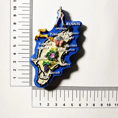 Grčka Turizam Magnet za hladnjak Naljepnice za žabu Atena Santorini Pilio Hellas Leptokaria Putovanja Naljepnice za hladnjak Uređenje doma