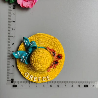 Grčka Turizam Magnet za hladnjak Naljepnice za žabu Atena Santorini Pilio Hellas Leptokaria Putovanja Naljepnice za hladnjak Uređenje doma