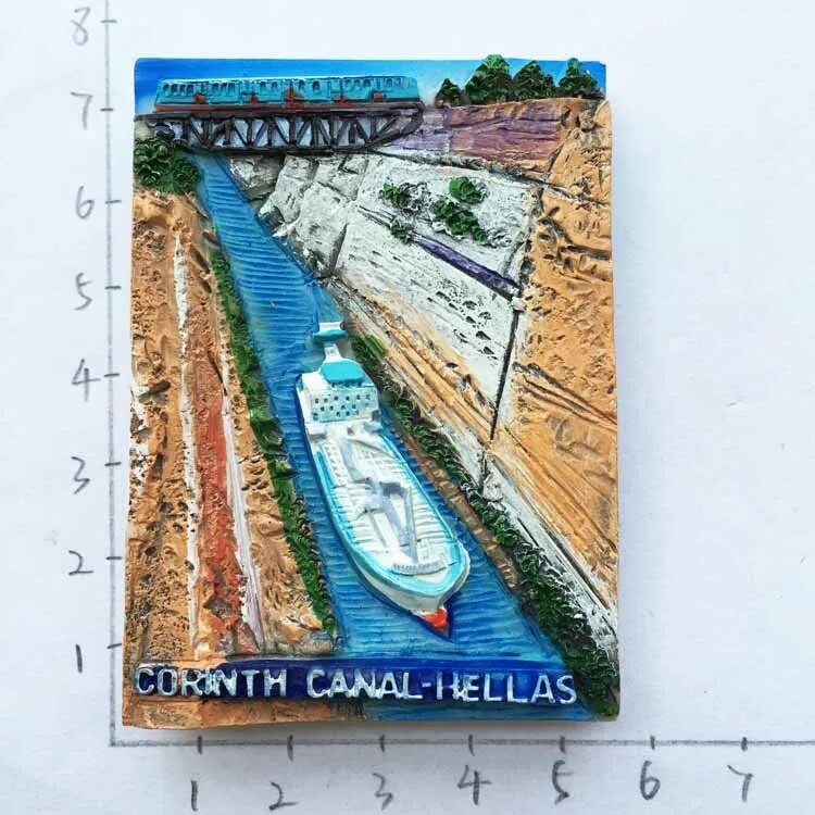 Grčka Turizam Magnet za hladnjak Naljepnice za žabu Atena Santorini Pilio Hellas Leptokaria Putovanja Naljepnice za hladnjak Uređenje doma