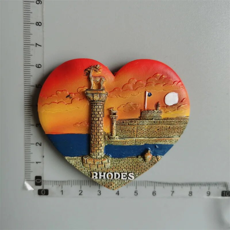 Grčka Turizam Magnet za hladnjak Naljepnice za žabu Atena Santorini Pilio Hellas Leptokaria Putovanja Naljepnice za hladnjak Uređenje doma