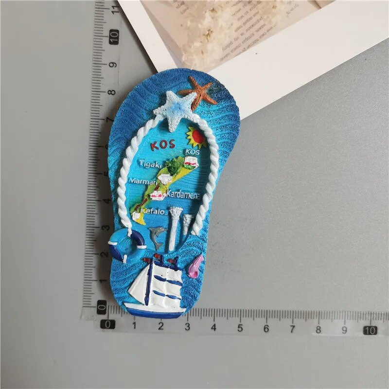 Grčka Turizam Magnet za hladnjak Naljepnice za žabu Atena Santorini Pilio Hellas Leptokaria Putovanja Naljepnice za hladnjak Uređenje doma