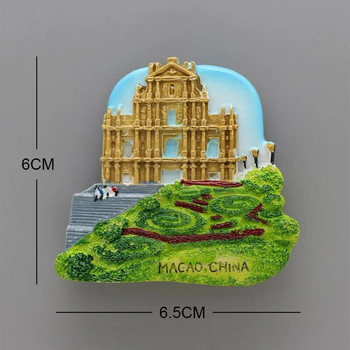 Люцерн лъв Макао Италия Венеция Нова Зеландия 3D магнитен стикер за хладилник Сувенири декорация за дома Будапеща Унгария Камбоджа