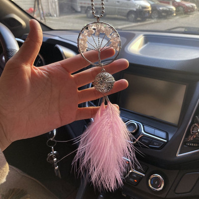 Elupuu auto rippuv sulg Unenäopüüdja autoripats Loov auto rippuv kingitus auto sisekujundus rippuv kaunistus