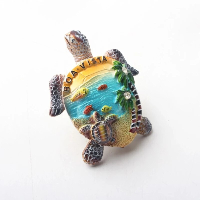 Ταξιδιωτικά αναμνηστικά από το Πράσινο Ακρωτήριο Μαγνήτες ψυγείου Χαριτωμένα αυτοκόλλητα μανιτάρια χελώνας για πίνακα μηνυμάτων Δώρα Kawaii Δημιουργική διακόσμηση σπιτιού