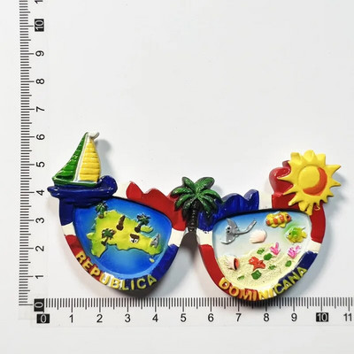 Dominikaani Vabariik külmkapimagnetid turistide suveniirid kodukaunistus pulmadeks sünnipäevakingitused teadetetahvel magnetkleebised