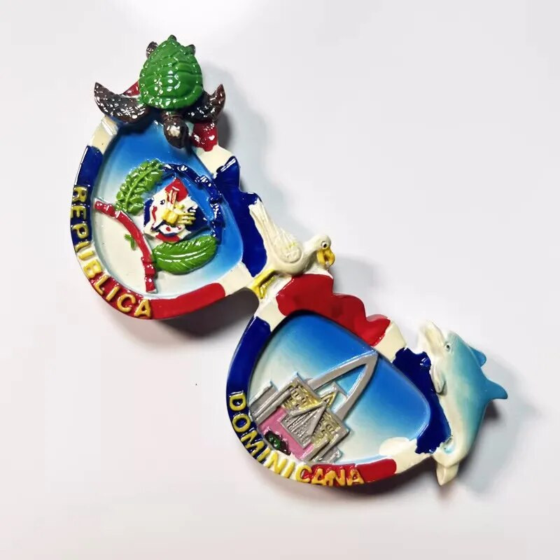 Dominikaani Vabariik külmkapimagnetid turistide suveniirid kodukaunistus pulmadeks sünnipäevakingitused teadetetahvel magnetkleebised